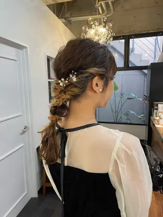 ロング ヘアアレンジ Stir maison[ステアメゾン]所属・layer cut /MIKUのヘアスタイル