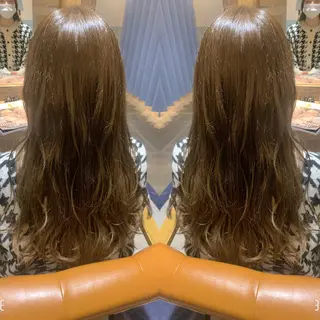 ロング カラー 韓国🇰🇷 ✂︎hair 内田愛のヘアスタイル