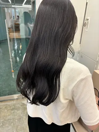 ロング カラー 🔵暗髪 特化🔵 梅田・増田のヘアスタイル
