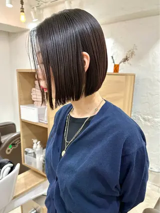 ショート eN° by youres hair 銀座店【エン バイ ユアーズヘア】所属・💖褒められサラ艶髪 💖本木ヨシヒサ💖のヘアスタイル