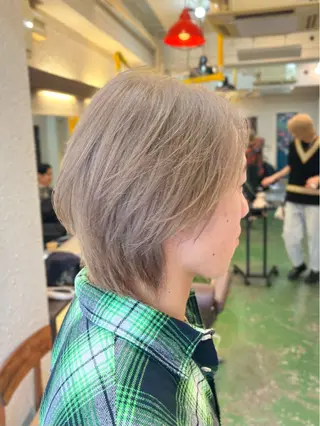 ショート カラー うるツヤハイトーン✨ /西川郁巳のヘアスタイル