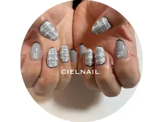 セミロング cielnail 祇園のネイルデザイン