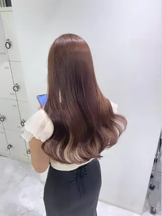 ロング カラー 🔷似合わせのプロ KUMA🔷のヘアスタイル