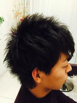 ショート メンズ 中村 卓也のヘアスタイル