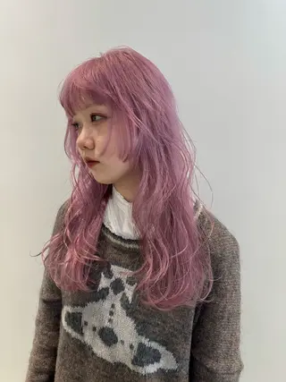 ロング カラー Go to day渋谷sol店所属・🟧オシャレ女子多数 アツシ🟧のヘアスタイル