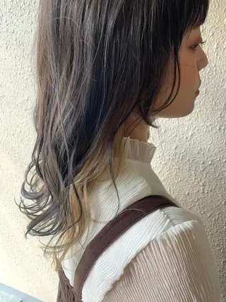 セミロング カラー サダハルカ |chouetteのヘアスタイル