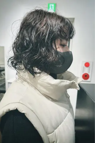 ショート パーマ レイヤーカット/艶髪 ✨💭KIRARIのヘアスタイル