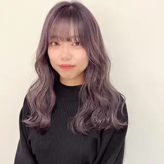ロング カラー ヘアアレンジ 🎀taro ブリーチなしカラーのヘアスタイル