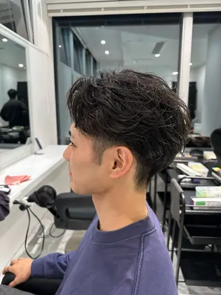 メンズ 🐺メンズパーマ マッシュ　あさひ🐺のヘアスタイル