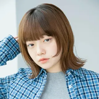 ミディアム TRICCA 銀座所属・奏羽　"ショート ・ボブ ・レイヤー"のヘアスタイル