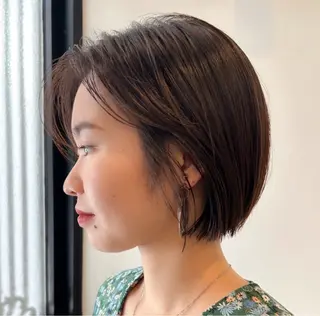 ショート 暖色カラー🧡 ボブ🧚‍♀️マナのヘアスタイル