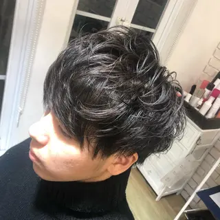 パーマ メンズ 迫 祐太のヘアスタイル
