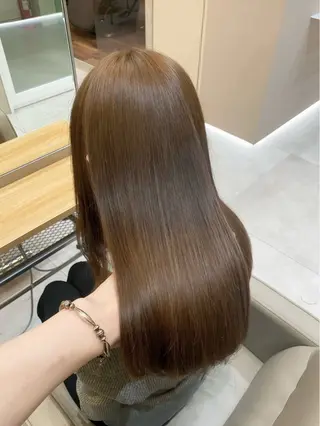 ミディアム カラー ヘアアレンジ 藤岡 誠也のヘアスタイル