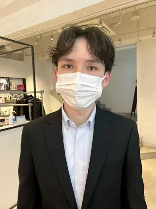 ショート パーマ メンズ 🇰🇷カルマパーマ kaito🇰🇷のヘアスタイル