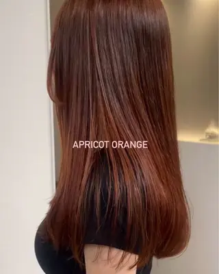 ロング カラー folk所属・♥︎ cahoのヘアスタイル