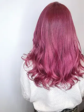 ロング しもかわ かほのヘアスタイル