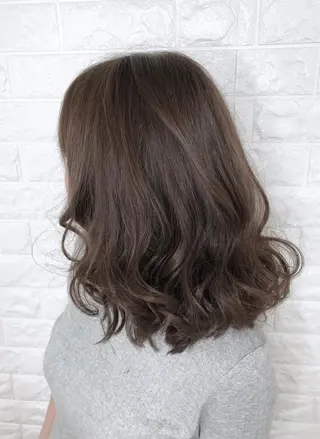 ミディアム 縮毛矯正/髪質改善 主税巧一のヘアスタイル