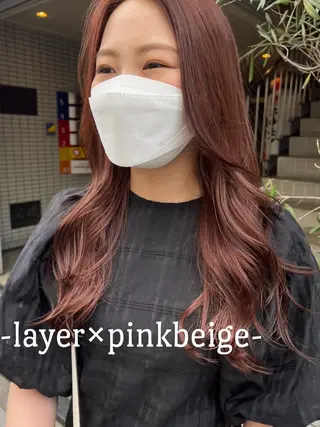 セミロング 韓国ヘア🇰🇷/ レイヤーカット✂︎のヘアスタイル