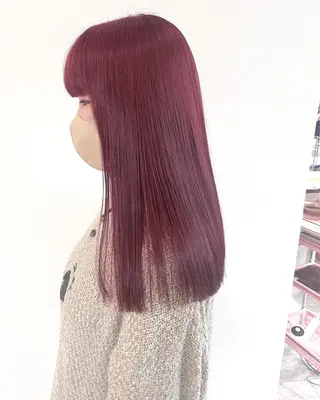 ロング カラー ヘアアレンジ ブリーチなし/ レイヤー🌿runaのヘアスタイル