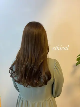 ロング カラー 【エシカル】 HOSOMIのヘアスタイル
