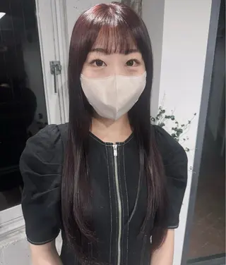 ロング カラー anri🤍🎀 艶カラーのヘアスタイル