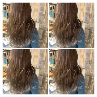 カラー 髪質改善艶髪 ℍ𝔸ℝ𝕌𝕂𝔸のヘアスタイル