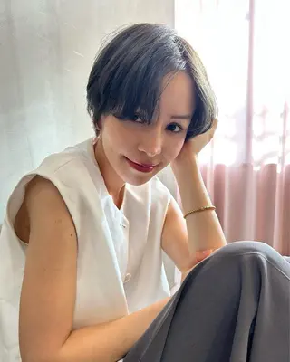 ショート カラー ショート/ボブ専門 宮脇美奈/南船場のヘアスタイル