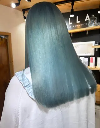 セミロング カラー メンズ 🧸艶々韓国ヘア 🧁mizunaのヘアスタイル