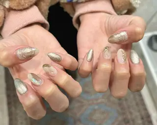 ネイル 0203ムニムサン 💙Mihoのネイルデザイン