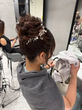ロング ヘアセット miyuのヘアスタイル