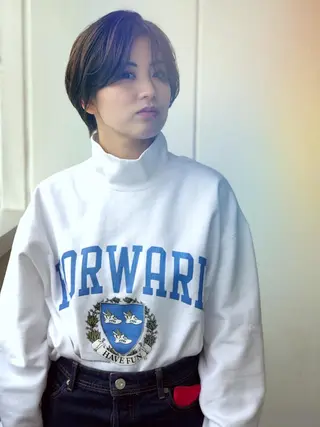 ショート かわさき ともやのヘアスタイル