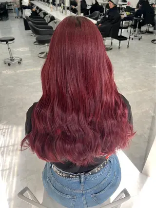 カラー kazuki🍑韓国 トレンド暖色🫗のヘアスタイル