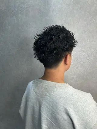 ショート パーマ パーマ/ハイトーン 🌀中川航亜🌀のヘアスタイル