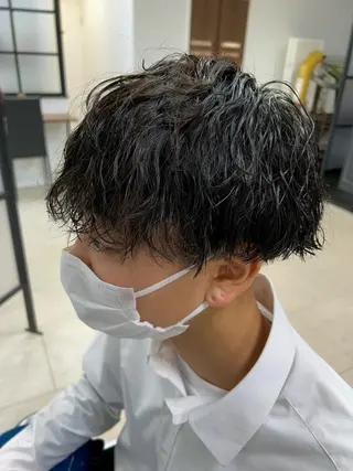 ショート パーマ メンズ メンズパーマの達人 /タカシマ　ダイスケのヘアスタイル