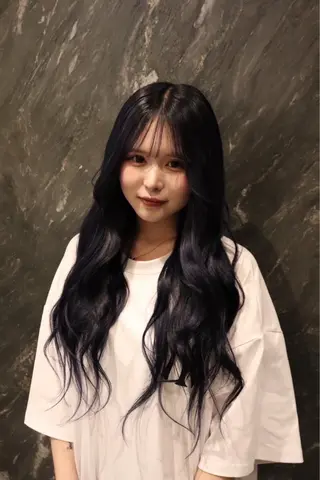 ロング カラー レイヤーカット /ハイトーンchaoのヘアスタイル