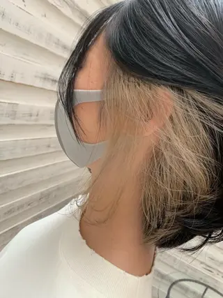 ミディアム カラー ヘアアレンジ 指名支持率NO.1 スタイリストのヘアスタイル