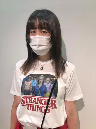 ミディアム カラー レイヤー/お顔まわり 暖色カラー🍑Amiのその他イメージ