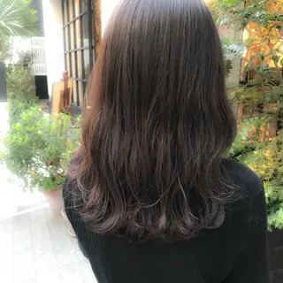 セミロング LOMA🇰🇷 銀座クボタのヘアスタイル