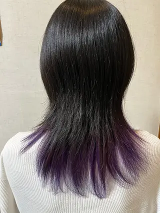 セミロング カラー BENI鈎取 kanakoのヘアスタイル