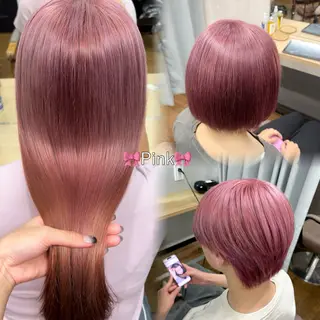カラー 岡野 綾のヘアスタイル