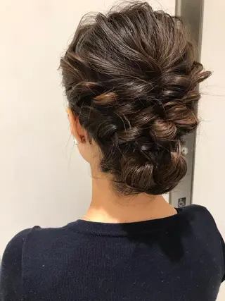 セミロング ヘアアレンジ マンツーマン施術🫧 アレンジ/RINAのヘアスタイル