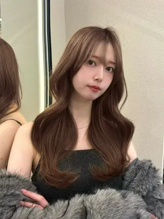ロング Lond profil 浦和所属・設樂彩乃 /浦和/韓国ヘアのヘアスタイル