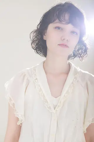 ショート ミディアム カラー パーマ 永田 崇のヘアスタイル