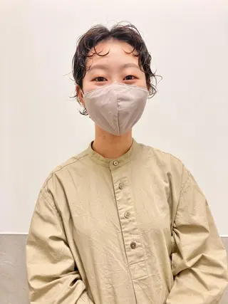 パーマ Izumi所属・ヨシアキ/パーマ/ ウルフ/ボブ/メンズのヘアスタイル