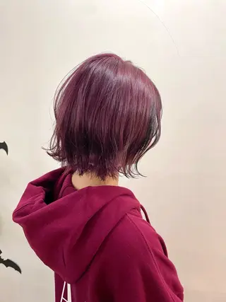 ミディアム カラー mopa所属・mopa_kaede /透明感カラー/ボブのヘアスタイル