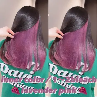 カラー 渋谷:インナーカラー ／🍒エリカ🍒のヘアスタイル