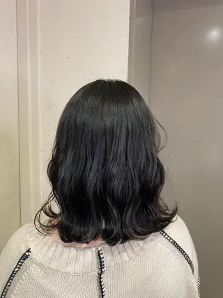 セミロング カラー ハイトーンカラー 🍬Rinka🍬のヘアスタイル