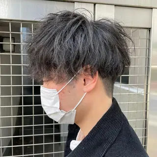 ショート パーマ メンズ 【メンズ縮毛矯正】 田中秀斗のヘアスタイル