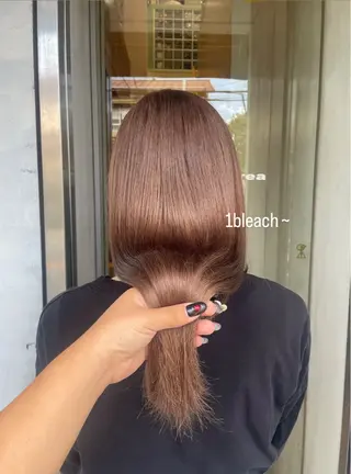 ロング カラー 透明感カラー☆ 石上遥楓のヘアスタイル