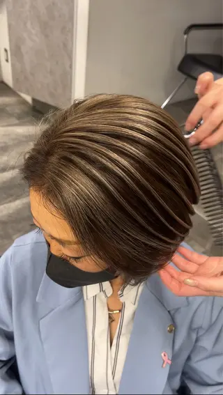 ショート REDEAL所属・REDEAL/あんな 白髪ぼかし/大宮のヘアスタイル